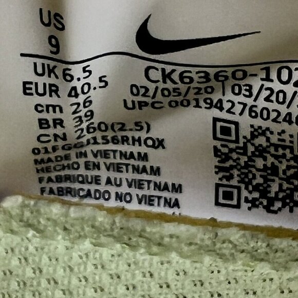 Nike Womens CK6360-102 Summit White Guava Ice Renew Run Size 9 Running Shoes - Picture 9 of 9